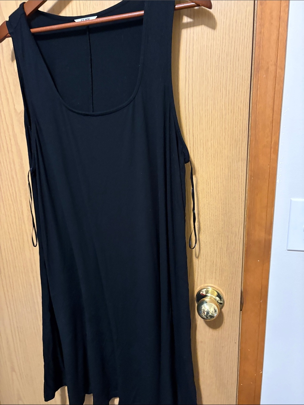 Penningtons Black Sleeveless Midi Tank Dress